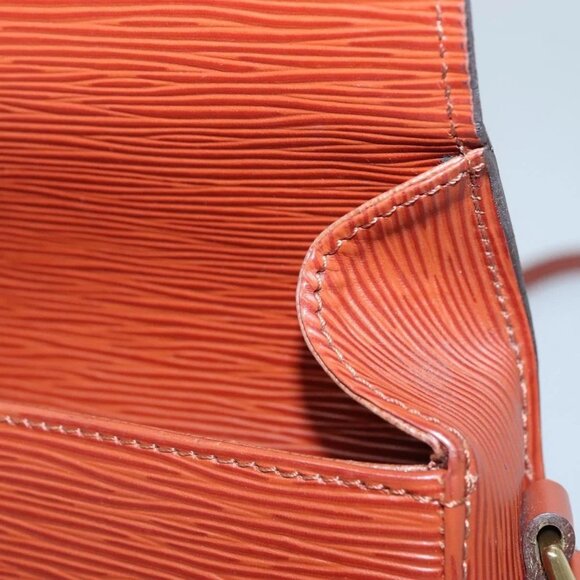 LOUIS VUITTON Epi Saint Cloud PM Shoulder Bag Brown M52213 LV Auth 134622 - Picture 12 of 16